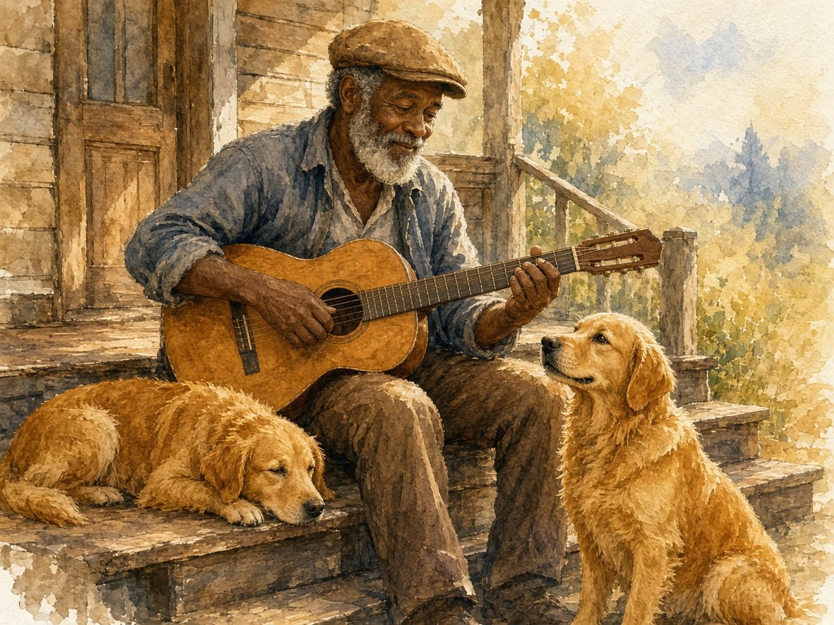 Illustration for The Doggie Blues